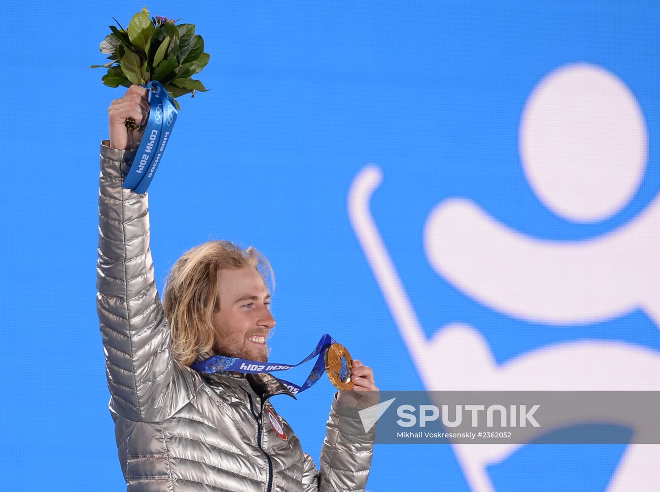 2014 Winter Olympics. Medal ceremony. Day One