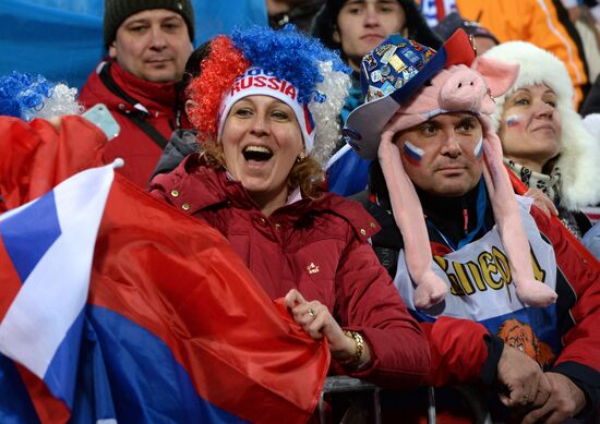 2014 Winter Olympics. Biathlon. Men. Sprint race