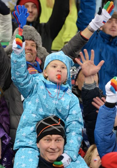 2014 Winter Olympics. Biathlon. Men. Sprint race