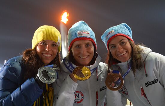 2014 Winter Olympics. Award ceremony. Day One.