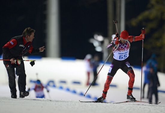 2014 Winter Olympics. Biathlon. Men. Sprint race