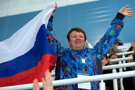 2014 Winter Olympics. Figure skating. Teams. Ice dance. Short program