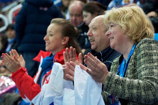 2014 Winter Olympics. Figure skating. Teams. Ice dance. Short program