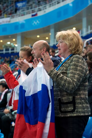 2014 Winter Olympics. Figure skating. Teams. Ice dance. Short program