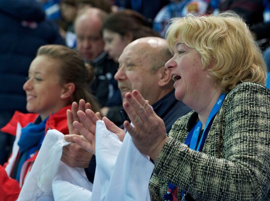 2014 Winter Olympics. Figure skating. Teams. Ice dance. Short program