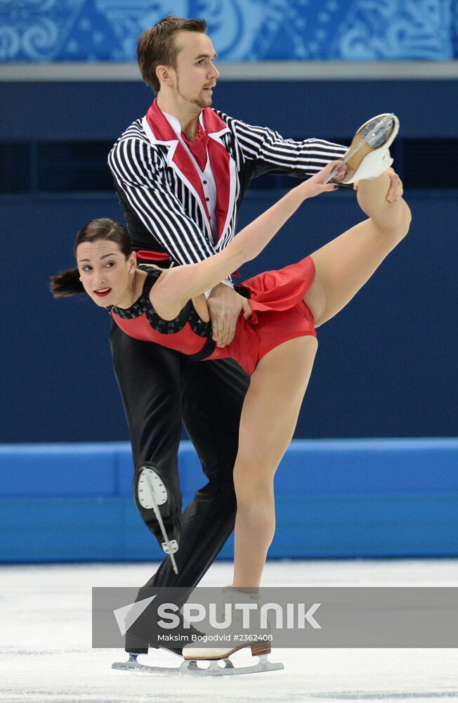 2014 Winter Olympics. Figure skating. Teams. Pairs. Free skating