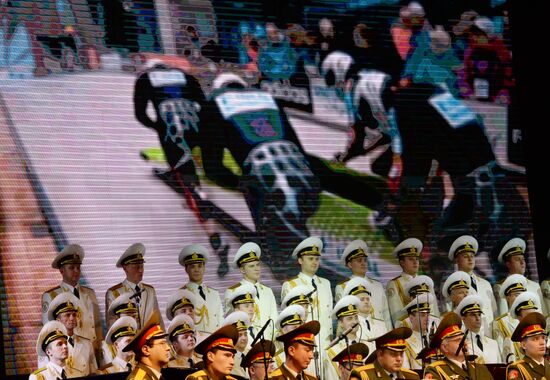 Performance of Alexandrov ensemble at Winter Arts Festival in Sochi