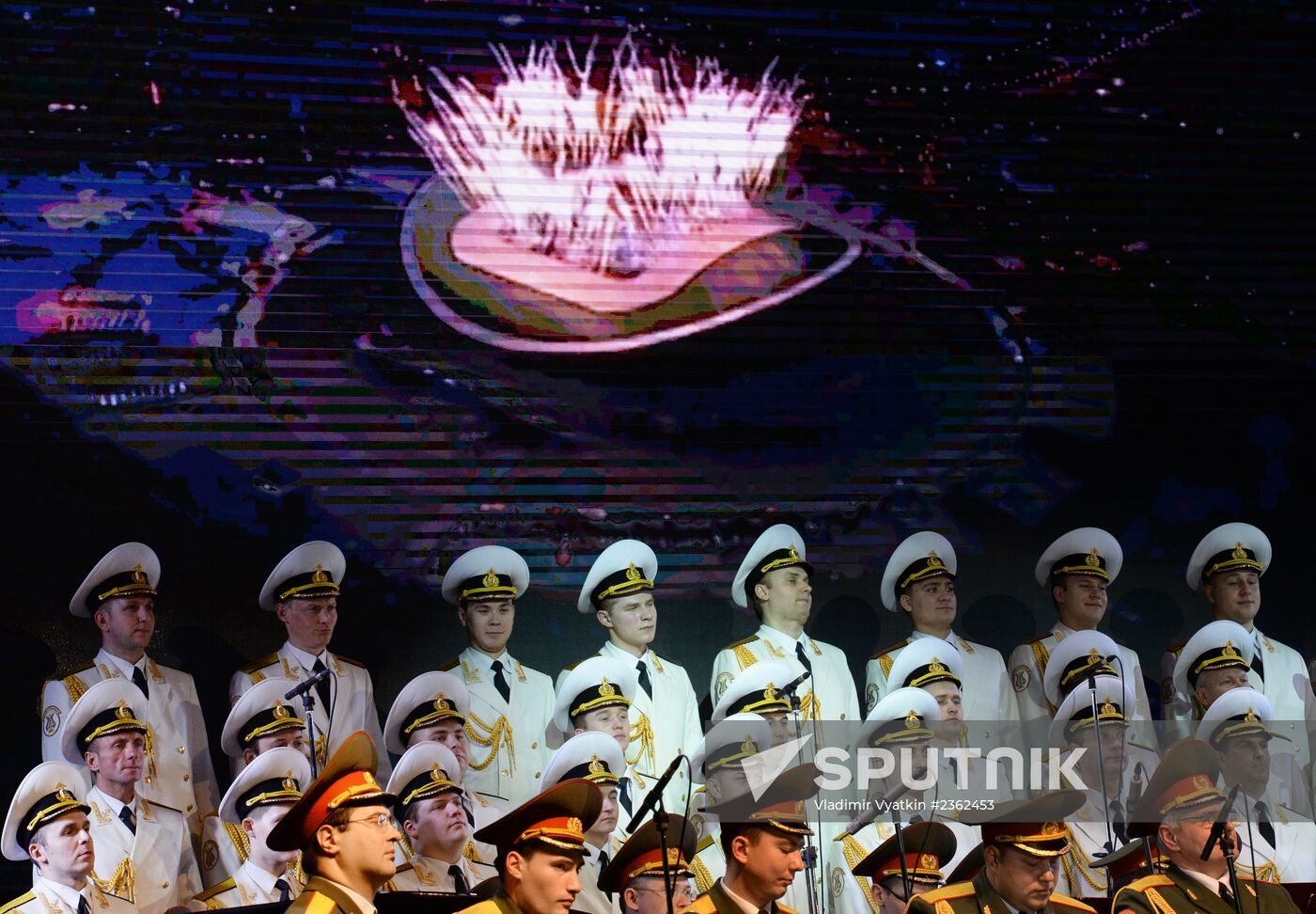 Performance of Alexandrov ensemble at Winter Arts Festival in Sochi