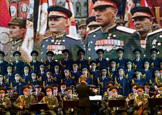 Performance of Alexandrov ensemble at Winter Arts Festival in Sochi