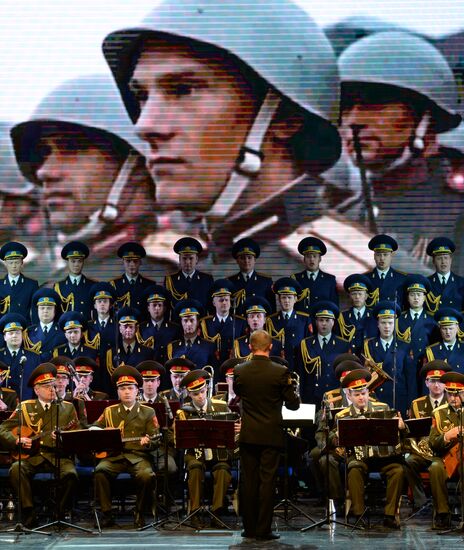 Performance of Alexandrov ensemble at Winter Arts Festival in Sochi