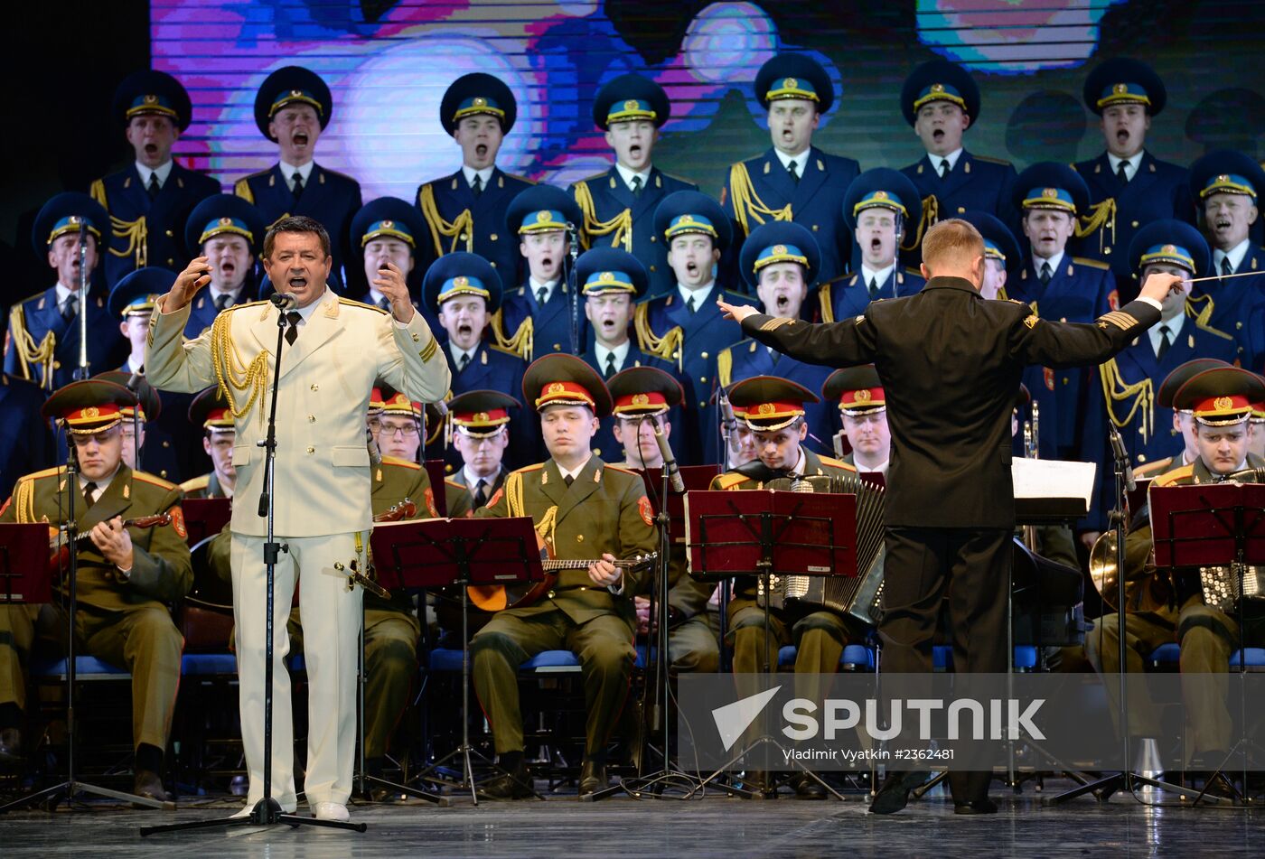 Performance of Alexandrov ensemble at Winter Arts Festival in Sochi