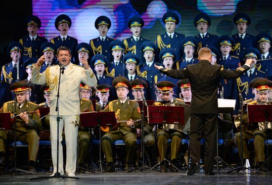 Performance of Alexandrov ensemble at Winter Arts Festival in Sochi