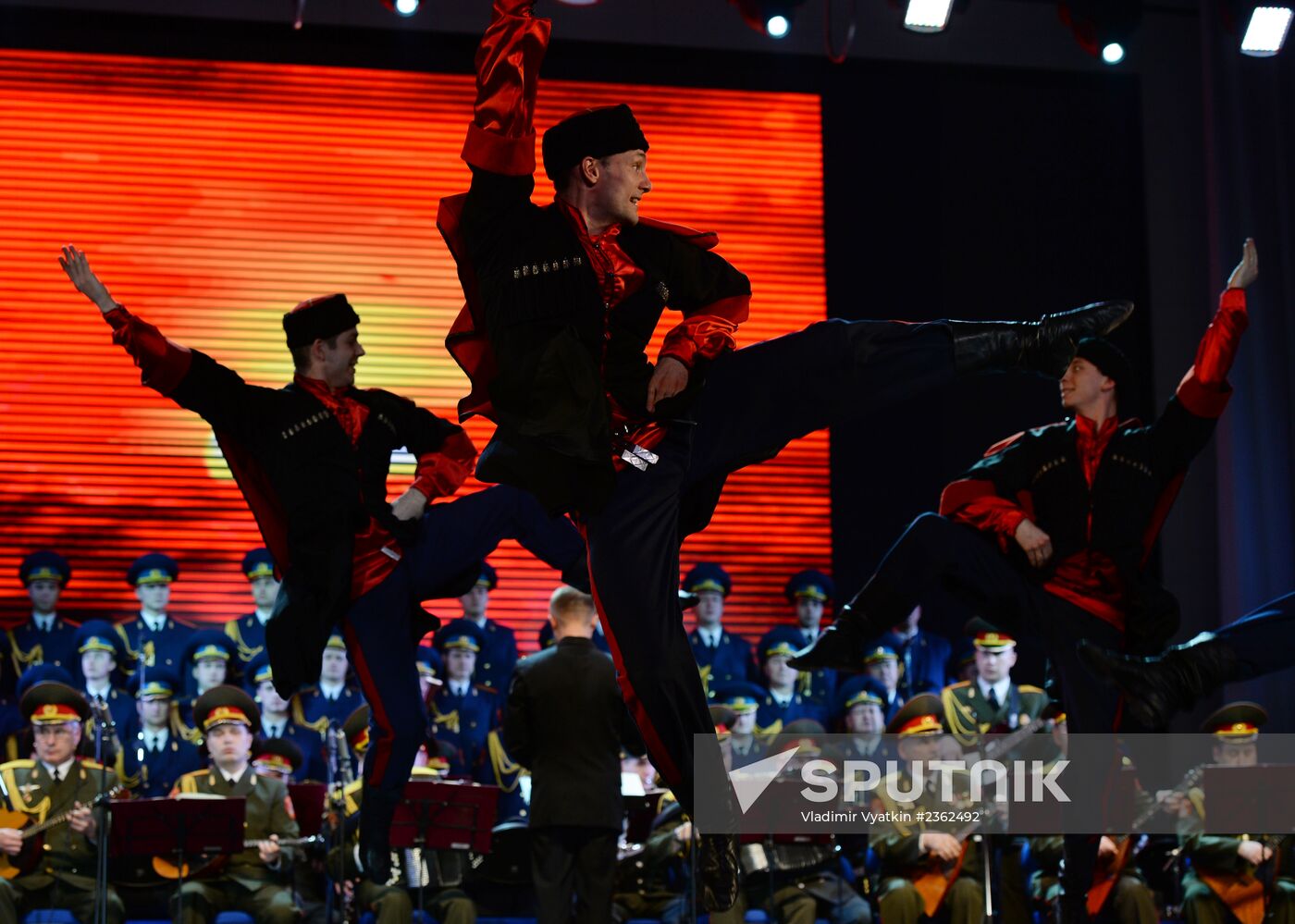 Performance of Alexandrov ensemble at Winter Arts Festival in Sochi