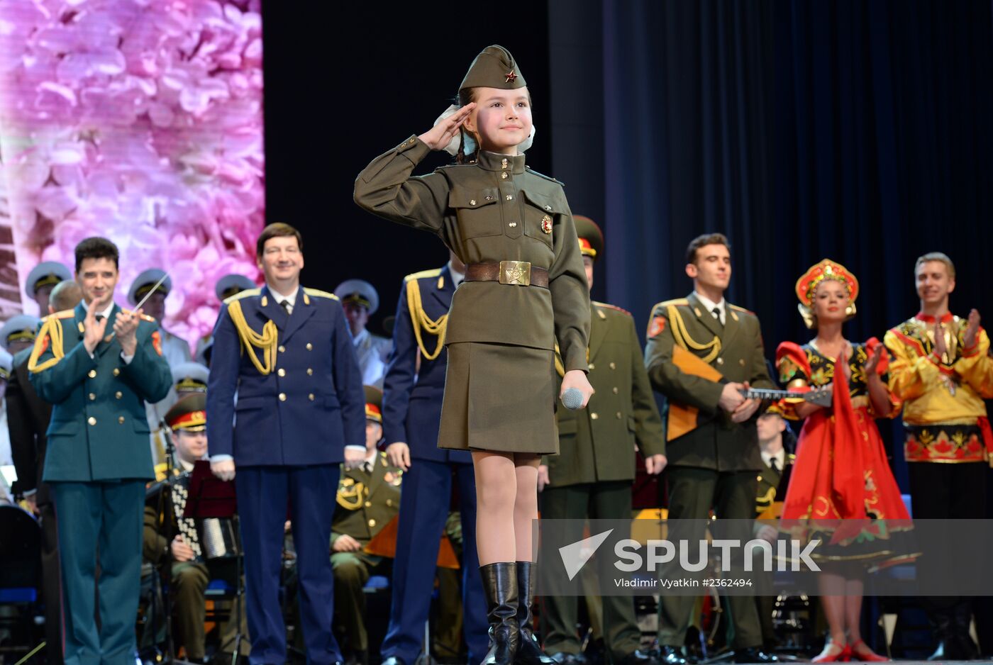 Performance of Alexandrov ensemble at Winter Arts Festival in Sochi