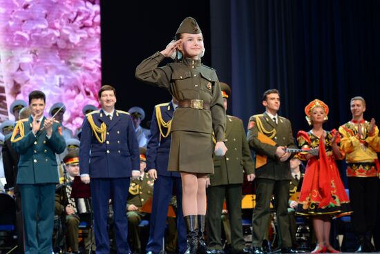 Performance of Alexandrov ensemble at Winter Arts Festival in Sochi