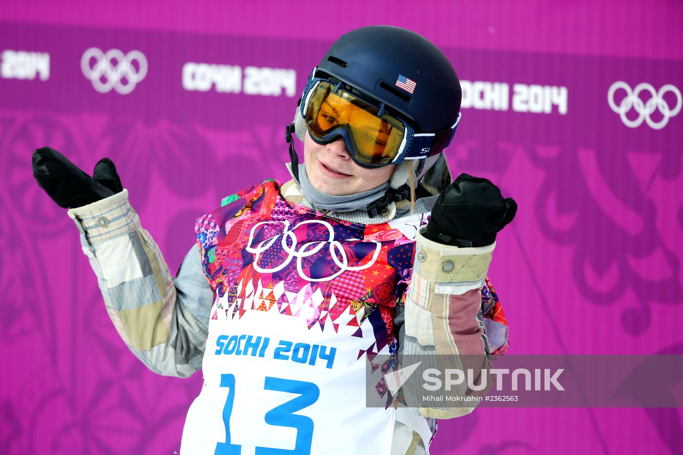 2014 Winter Olympics. Snowboarding. Women. Slopestyle