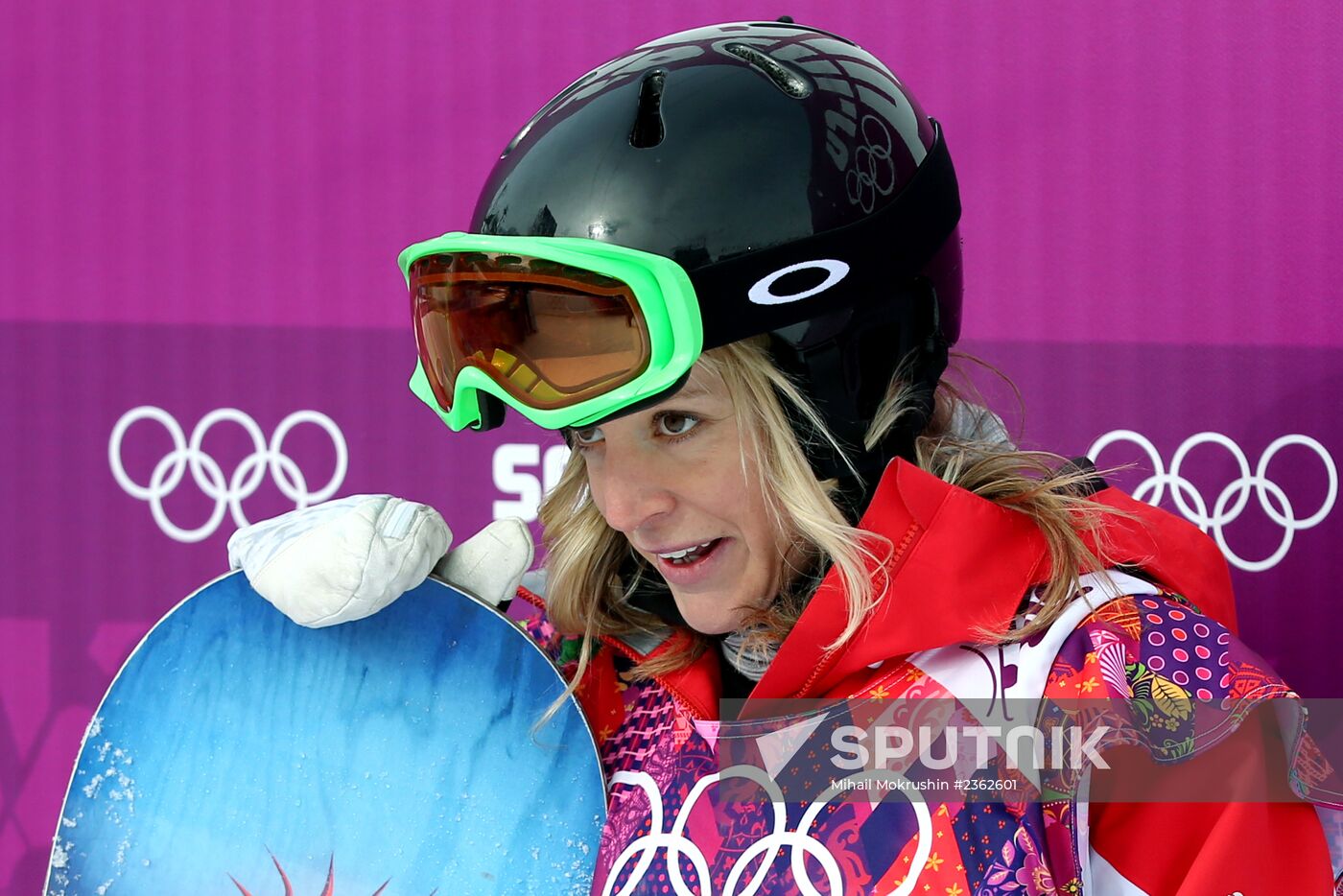 2014 Winter Olympics. Snowboarding. Women. Slopestyle