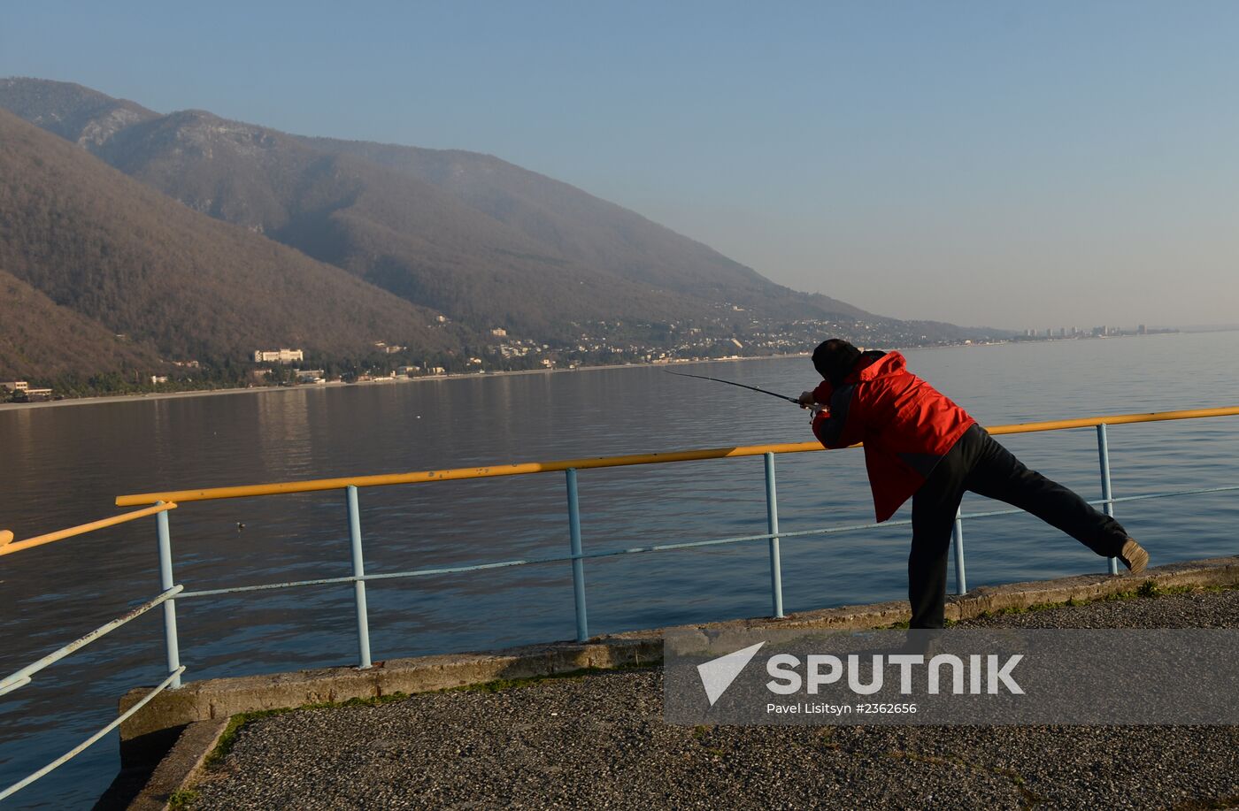 Winter day in Gagra