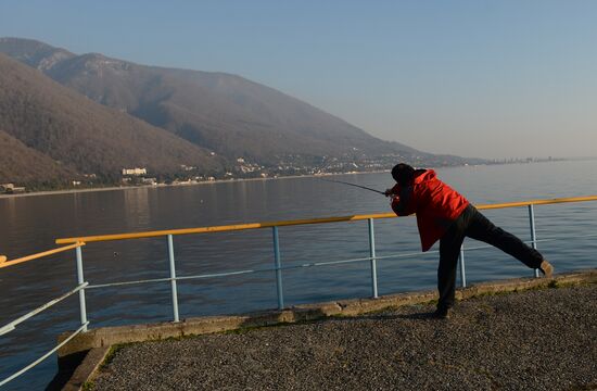 Winter day in Gagra