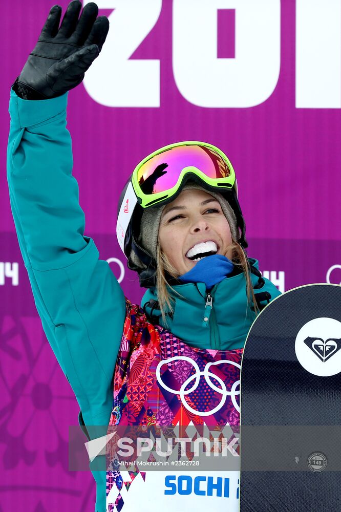 2014 Olympics. Snowboarding. Women. Slopestyle.