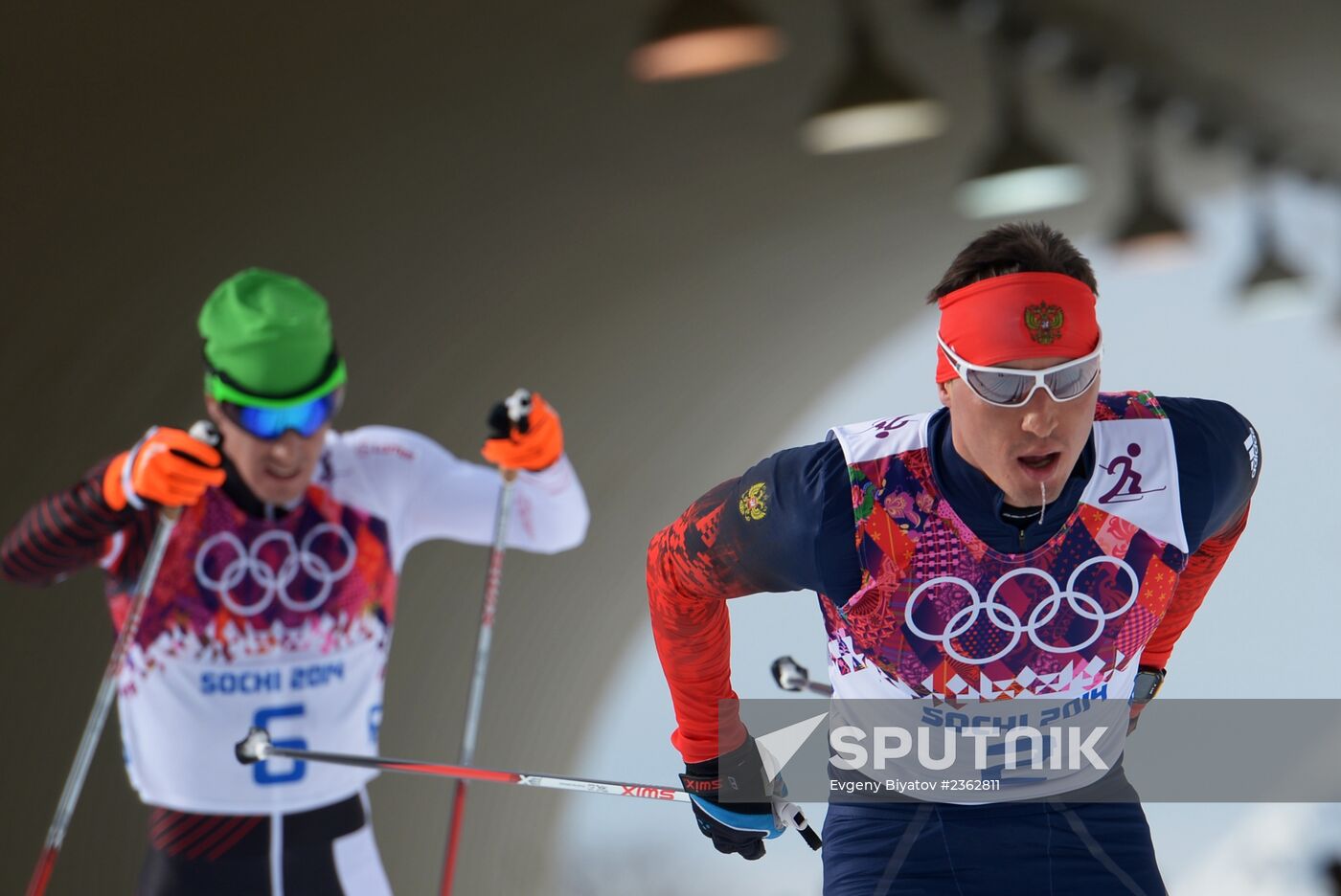 2014 Winter Olympics. Men. Skiathlon