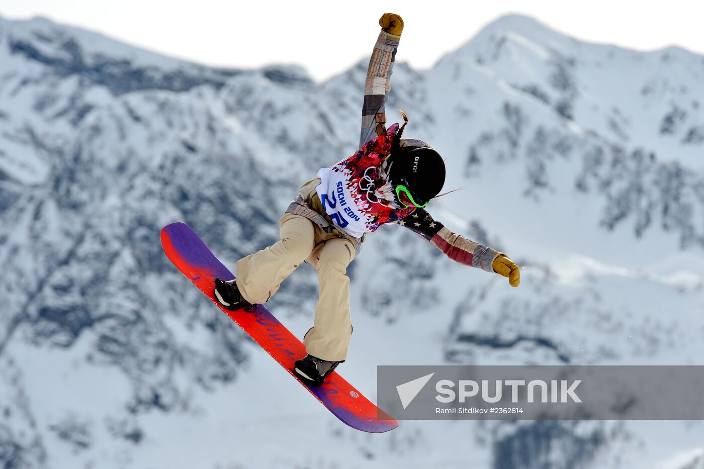 2014 Olympics. Snowboarding. Women. Slopestyle.