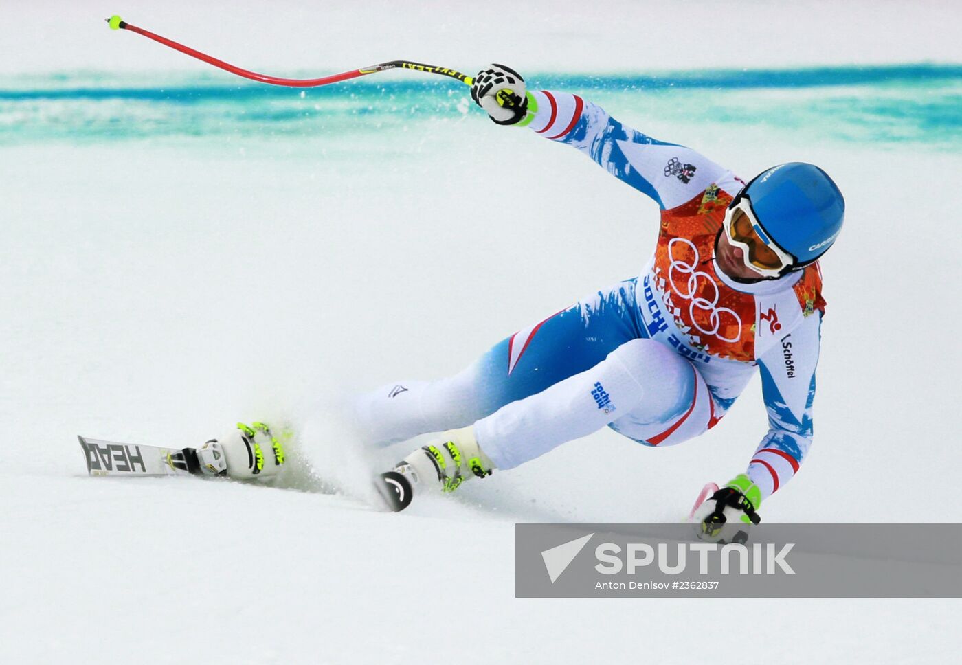 2014 Winter Olympics. Alpine skiing. Men. Downhill