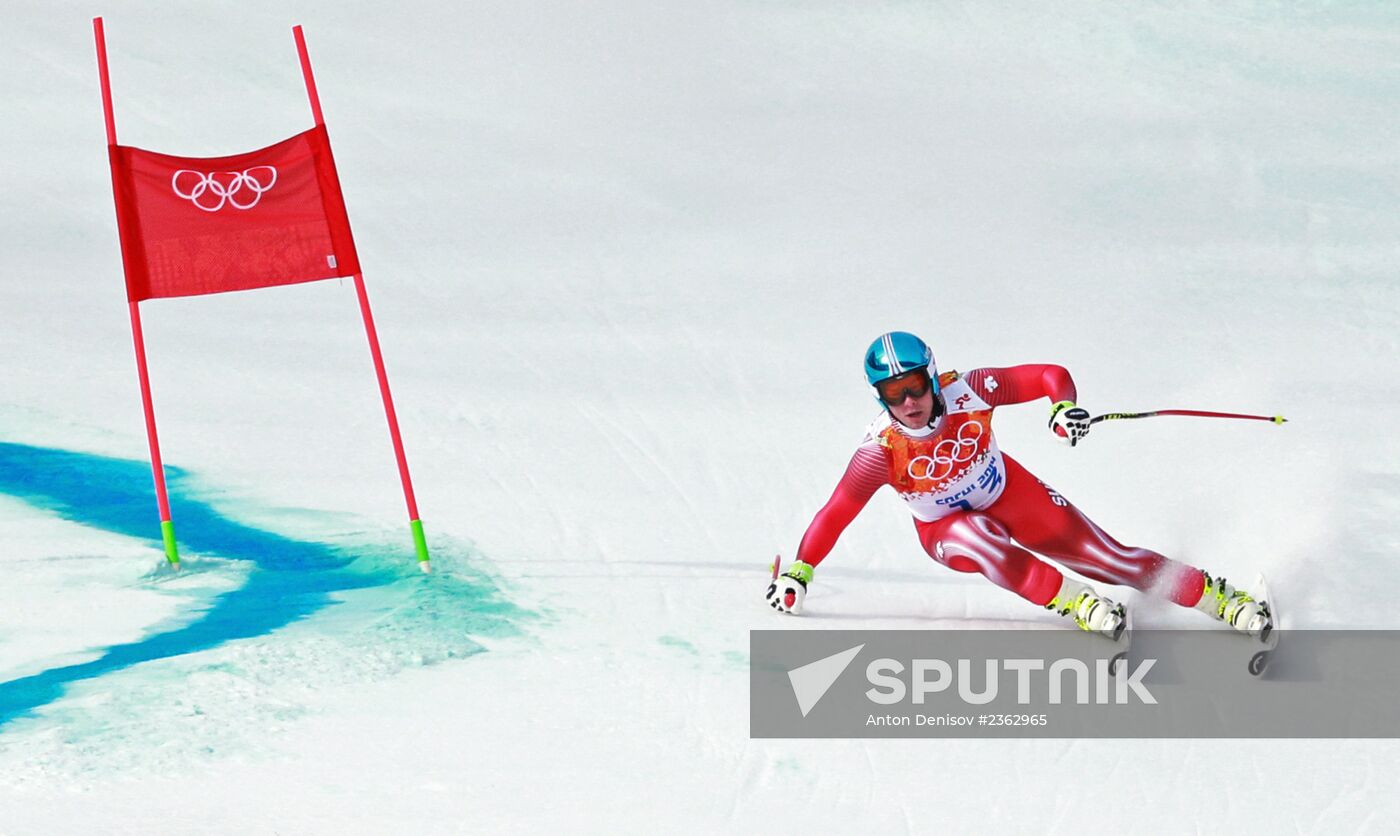 2014 Winter Olympics. Alpine skiing. Men. Downhill