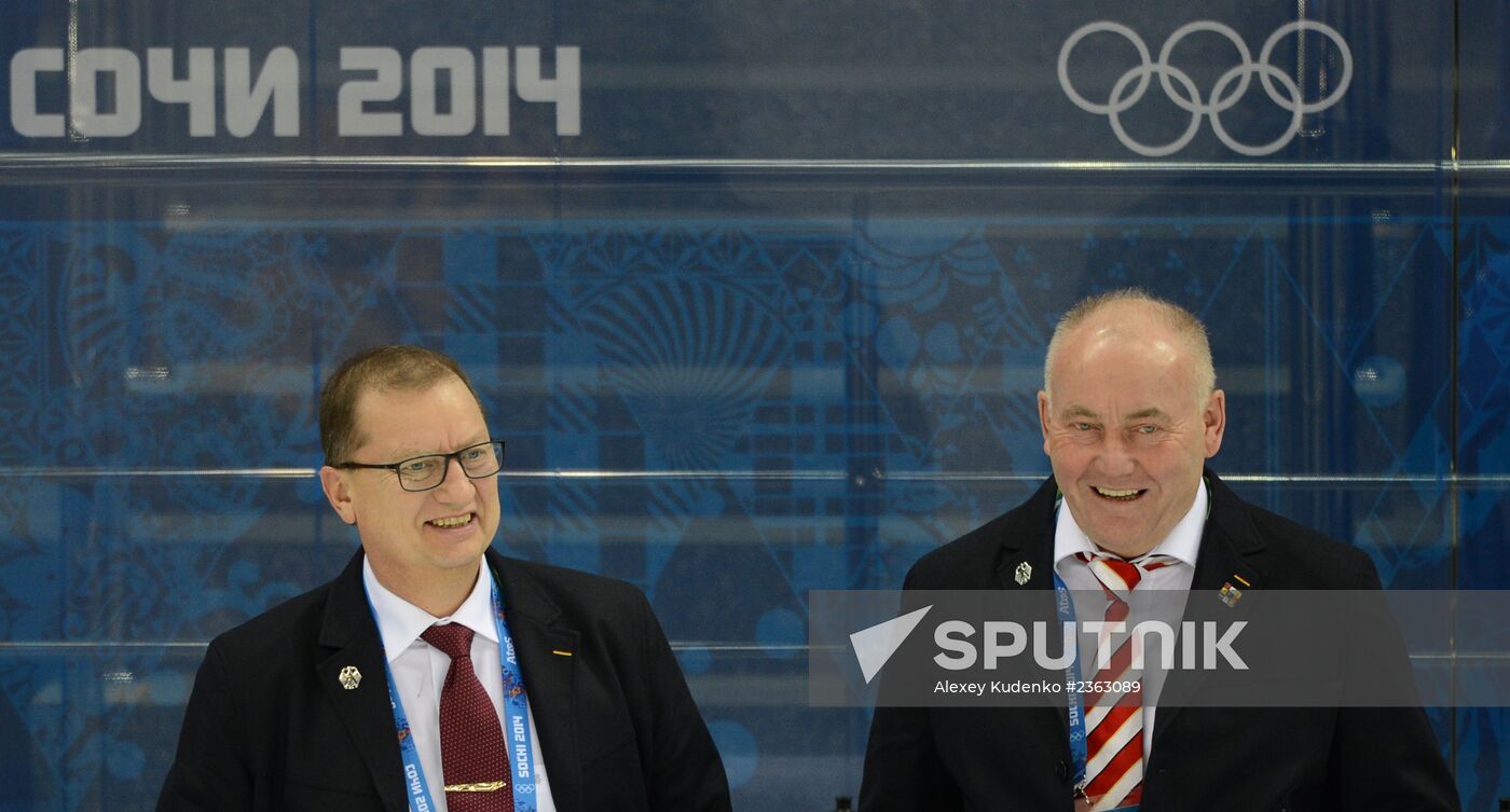 2014 Winter Olympics. Ice hockey. Women. Russia vs. Germany