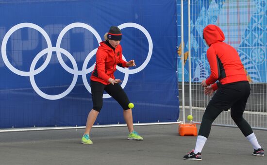 2014 Winter Olympics. Ice hockey. Women. Russia vs. Germany