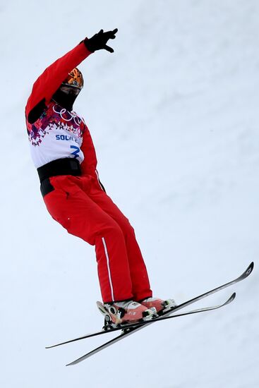 2014 Winter Olympics. Freestyle skiing. Aerials. Training