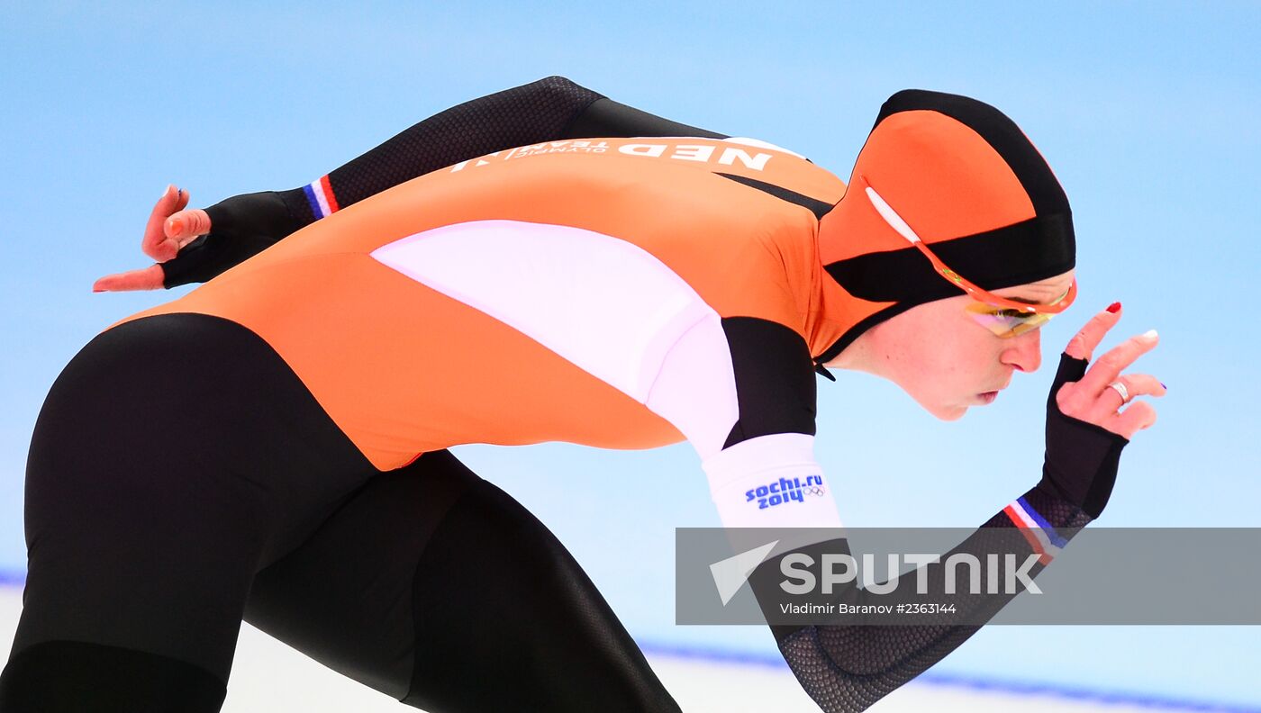 2014 Winter Olympics. Speed skating. Women. 3000m