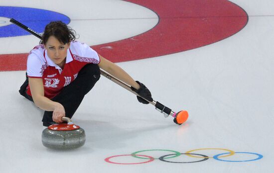 2014 Winter Olympics. Curling. Training