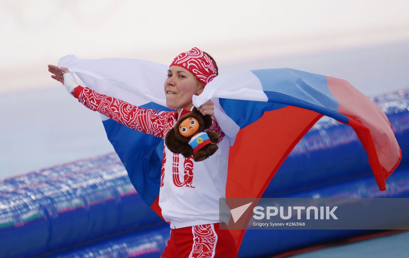 2014 Winter Olympics. Speed skating. Women. 3000m