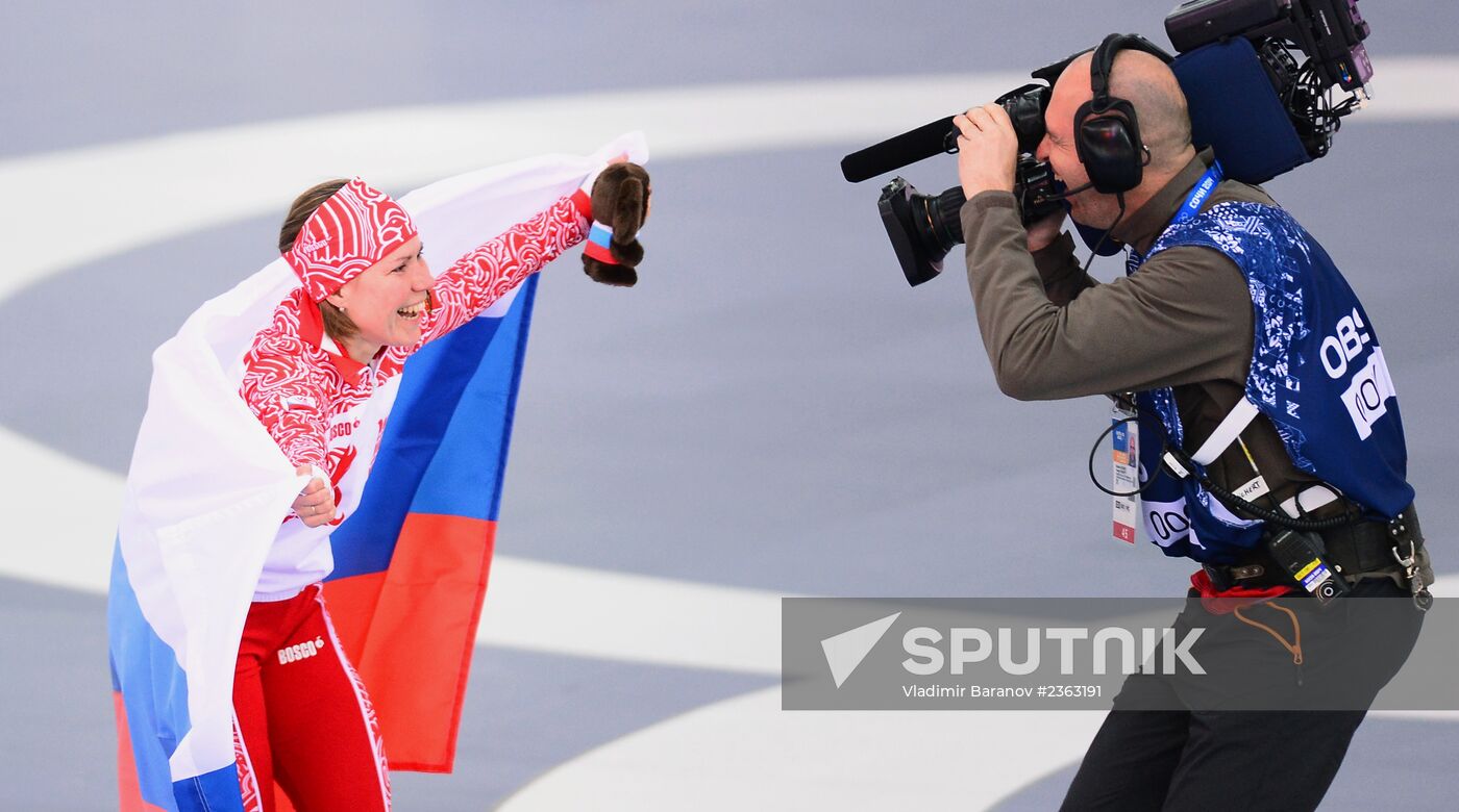 2014 Winter Olympics. Speed skating. Women. 3000m
