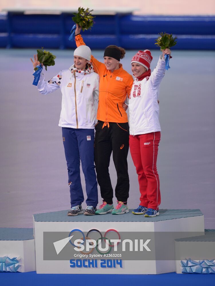 2014 Winter Olympics. Speed skating. Women. 3000m