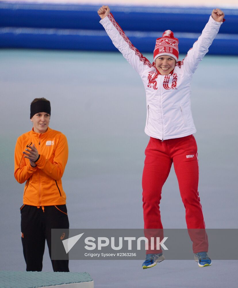 2014 Winter Olympics. Speed skating. Women. 3000m