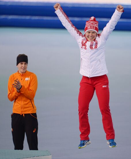 2014 Winter Olympics. Speed skating. Women. 3000m