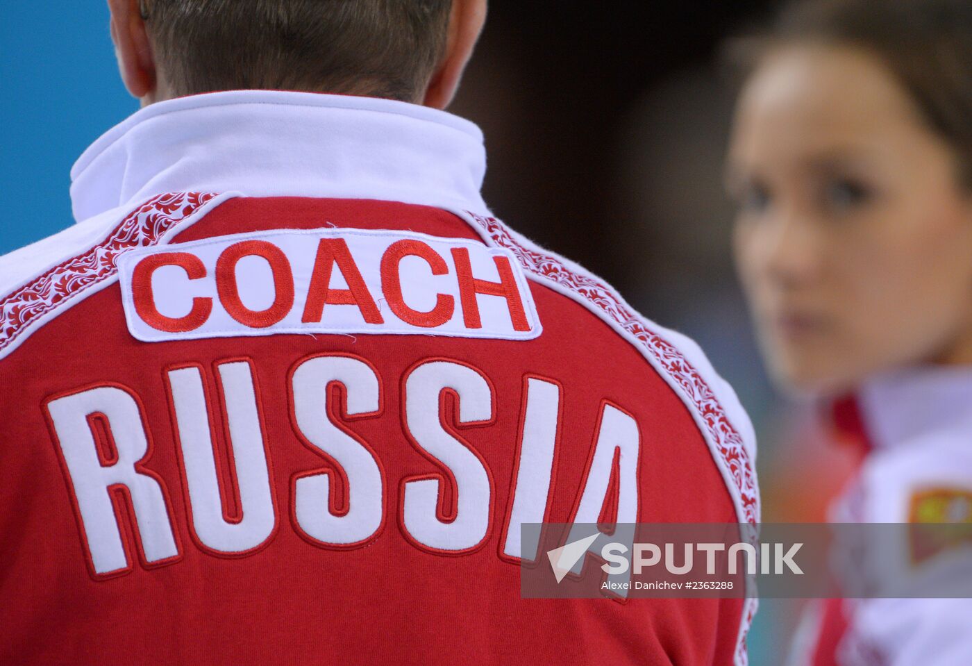 2014 Winter Olympics. Curling. Training