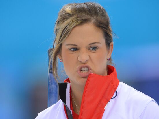 2014 Winter Olympics. Curling. Training