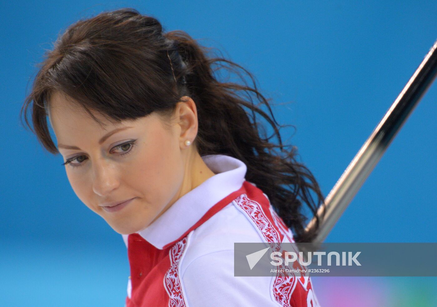 2014 Winter Olympics. Curling. Training