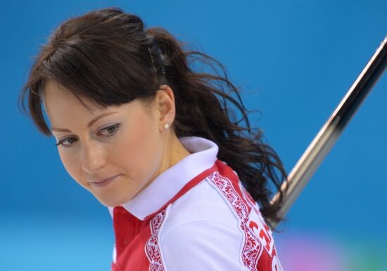2014 Winter Olympics. Curling. Training