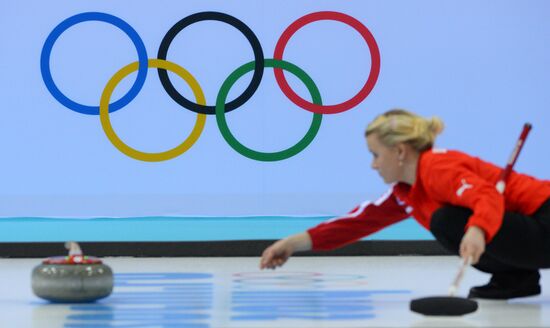 2014 Winter Olympics. Curling. Training