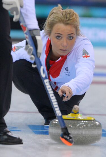 2014 Winter Olympics. Curling. Training