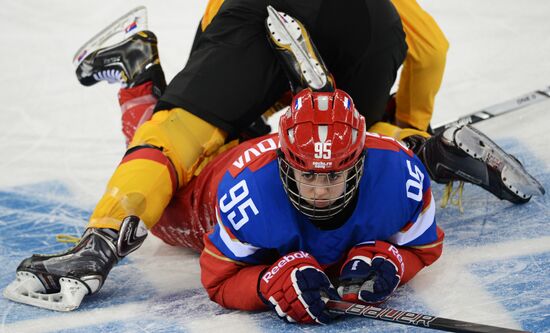 2014 Winter Olympics. Ice hockey. Women. Russia vs. Germany