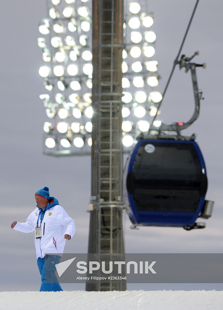 2014 Olympics. Biathlon. Women. Sprint race