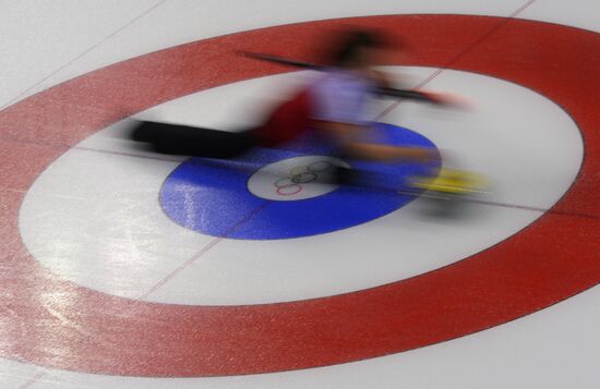 2014 Winter Olympics. Curling. Training