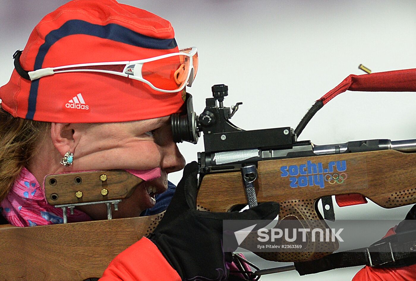 2014 Winter Olympics. Biathlon. Women. Sprint race