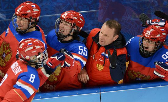 2014 Winter Olympics. Ice hockey. Women. Russia vs. Germany