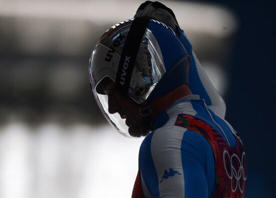 2014 Winter Olympics. Luge. Men. Day Two
